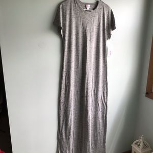 Lularoe Maria, small, heathered grey, NWT
